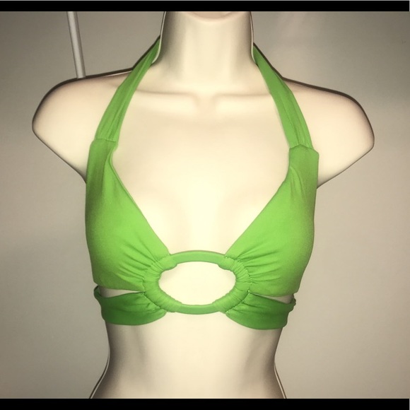 Lime Green Bikini Top - Picture 3 of 5